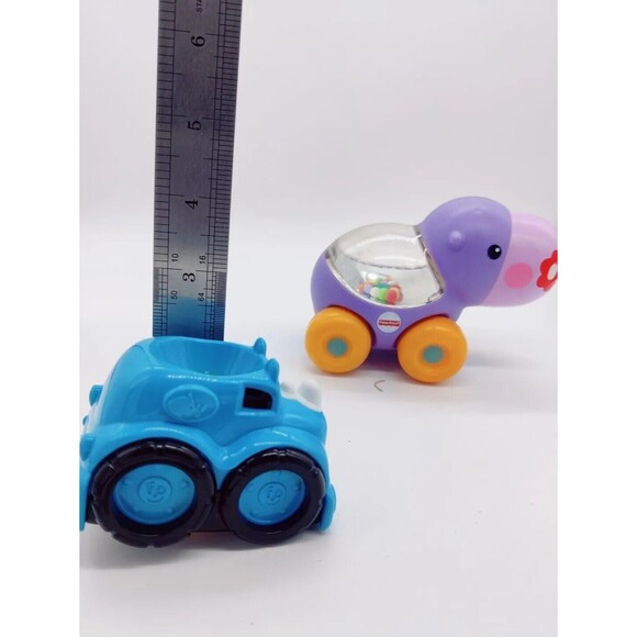 Fisher Price Poppity Pop Purple Hippo Roller Cars Baby Development Toy Poppers 2 - Picture 12 of 12
